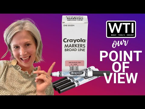 Crayola Black Washable Markers - WTI product video review