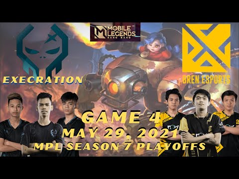 EXECRATION VS BREN GAME 4 | MPL S7 PLAYOFFS | CHAKNU | DOC RIBO | KARLTZY | FLAPTZY | KELRA | LUSTY