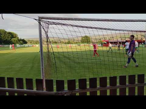 Colne FC 1 Hyde united 0, close game separated by a good goal. (friendly)