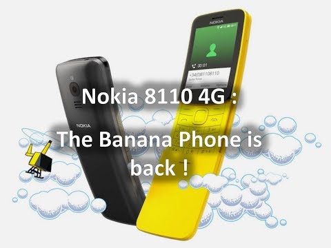 Nokia 8110 4G : the Banana Phone is back !