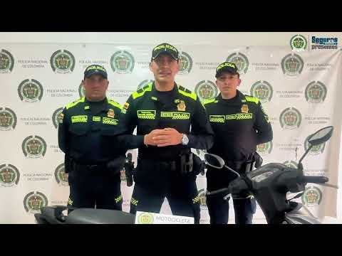 EN TENA CUNDINAMARCA la Policía recupera motocicleta hurtada en días pasados.