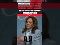 Kamala Harris greets in new accent, pins Project 2025 on Trump, and reflects on debate #shorts