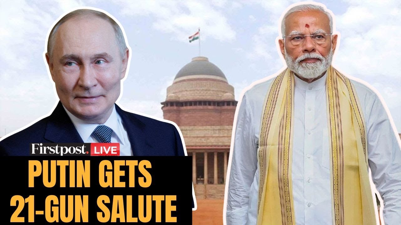 LIVE: Ceremonial Welcome for Russian President Vladimir Putin at Rashtrapati Bhavan | N18G