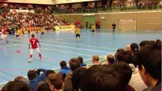 preview picture of video 'Futsal | Sweden 3-4 Danmark- 2013-01-12 Arena Skövde'