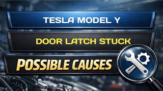 Tesla Model Y Door Latch Stuck – Likely Reasons Explained