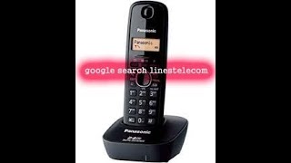 Panasonic KX-TG3411SX 2.4GHz Digital Cordless Phone Caller ID, 50 Name and Number Phonebook
