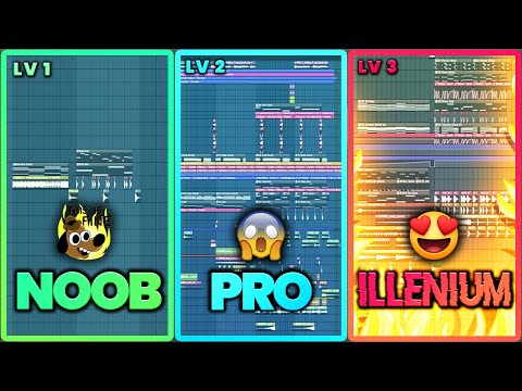 3 Levels of Future Bass - NOOB vs PRO vs ILLENIUM