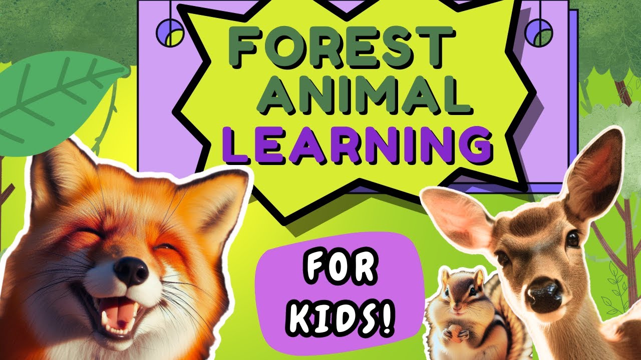 Woodland Forest Animals for Kids! Fun Facts and Amazing Adventure