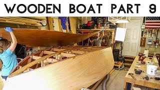 Wooden Boat Build // Part 9: Installing The Bottom!