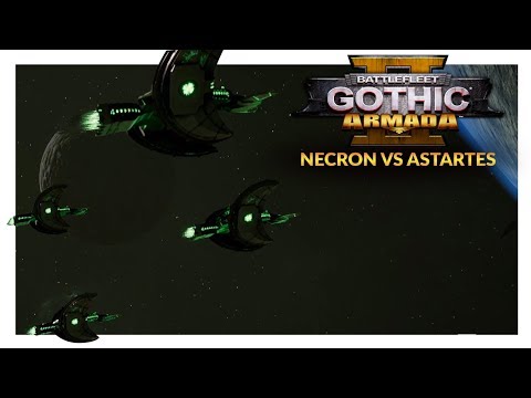 BATTLEFLEET GOTHIC ARMADA 2 | VERY SEKHSY - Necron vs Adeptus Astartes (Ranked 1v1)