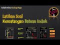 Latihan Soal - Kematangan Batuan Induk (Source Rock Maturity - exercise)