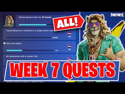 Fortnite Week 7 Quests - Kingston's Movie (Full Guide)