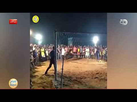شاهد بالفيديو.. لقطة نادرة .. تستحق المشاهدة حارس مرمى يتصدى بمهارة للكرة