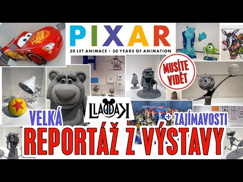 PIXAR v Praze! 30 let animace v unikátní české výstavě | Reportáž a zajímavosti