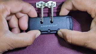Aristocrat Lock Reset || How To Unlock Forgotten Combination Lock Password || Lock Code Keise Tode