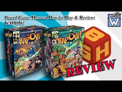Board Game Heaven How To Play & Review 223: KAPOW! (Wise Wizard Games)