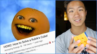 The Annoying Orange Teaches us How to Solve a Rubik’s Cube!