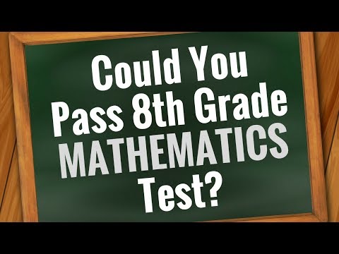 MATH Quiz: Are You Smarter than 8th grader | Can You Pass 8th Grade - 30 Questions