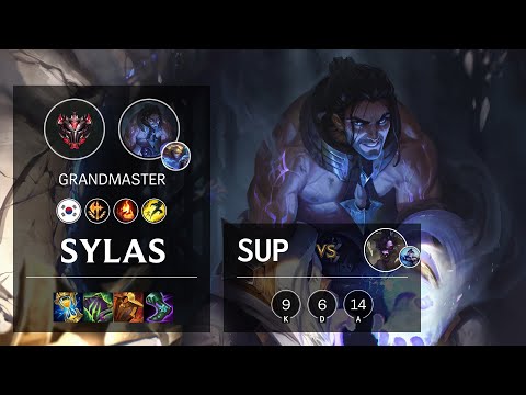 Sylas Support vs Alistar - KR Grandmaster Patch 10.24