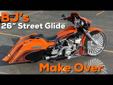 Umbau einer 26-Zoll Harley Street Glide Custom Bagger