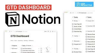 Notion GTD Dashboard - Template Guide