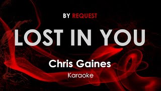 Lost In You - Chris Gaines karaoke