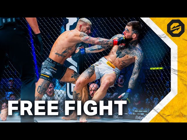 MMAtown blog post image: Radek Rousal vs Corey Fry — KO Finish | OKTAGON 79 Highlights