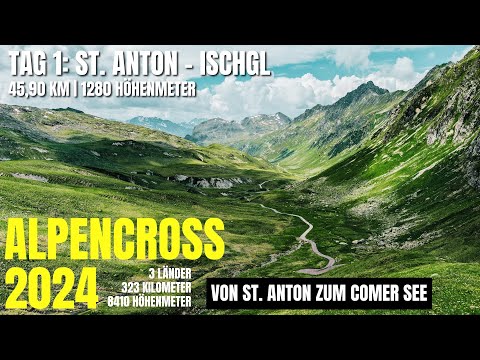 ⛰️ Alpencross 2024 | St. Anton - Comer See | Tag 1: St. Anton - Ischgl #Mountainbike #transalp