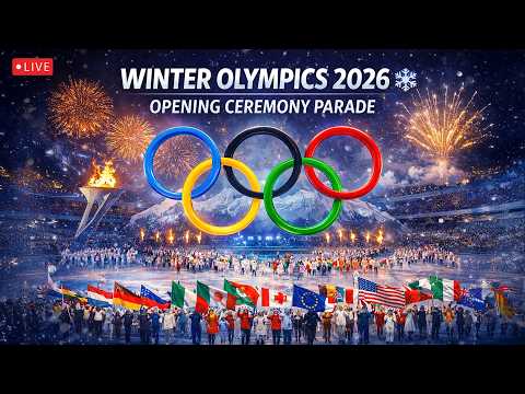 Sfilata della cerimonia di apertura delle Olimpiadi invernali 2026 ❄️ | Evento ufficiale di apertura