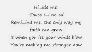Hide me by  Kirk Franklin  with Lyrics