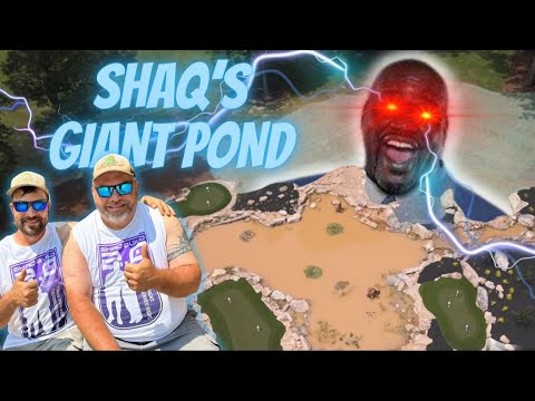 SHAQ'S IN LOVE with His New Pond! The Water Is Clear!