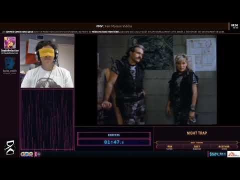 Night Trap en 29:01 (Best Ending) [SGDQ2020]