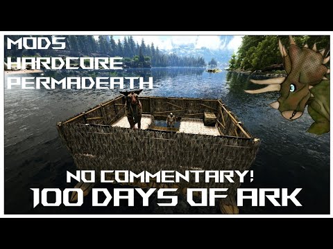 The great escape! | Surviving 100 Days on ARK PERMADEATH!