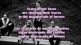 Tokio Hotel - Masquerade (Lyrics Eng/Esp) HD