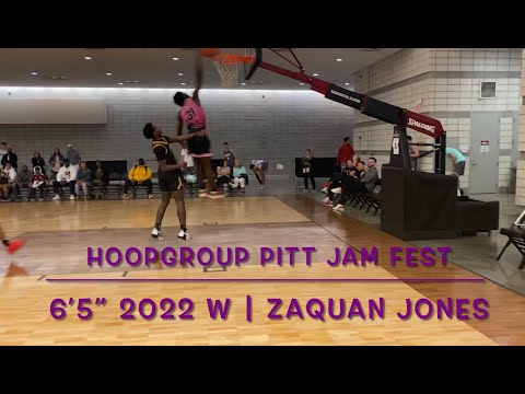 6’5” 2022 Wing Zaquan Jones (Brooklyn Collegiate / CM3 Elite 17U) - Hoopgroup Pitt Jam Fest 2022