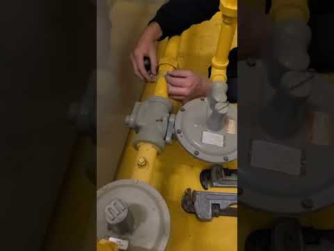 How to check gas leak at Boiler and fix #shorts