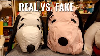 Snoopy LeSportsac Backpack - Real VS. FAKE - Snoopy Finds | CollectPeanuts.com