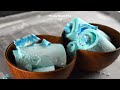 Spiral Color Vanilla Blue Lollipop Candy Ice Cream Roll