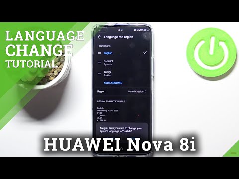 How to Change System Language on HUAWEI Nova 8i - Set Default Device Language