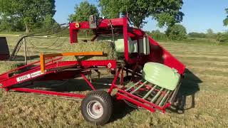 New Pomi Mini wrap 100 square bale wrapper | Image 4 - Agroline