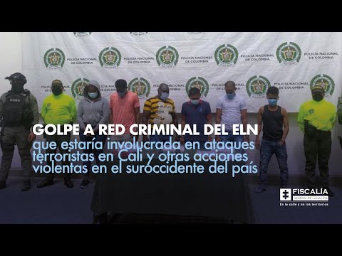 Fiscal Francisco Barbosa: Golpe a red del ELN que estaría involucrada en ataques terroristas en Cali