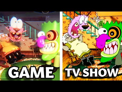 Courage The Cowardly Dog Game - All Monsters & References (4K)