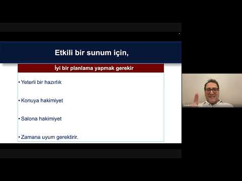 Etkili sunum teknikleri