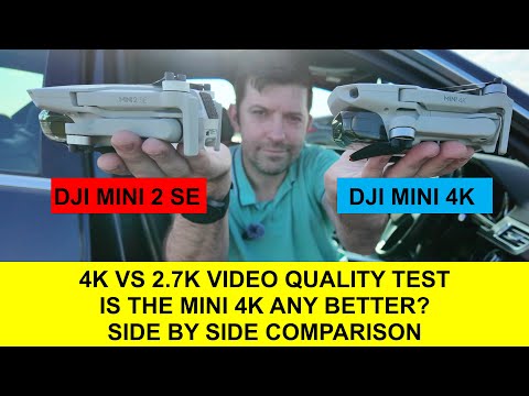 DJI MINI 4K VS DJI MINI 2 SE VIDEO QUALITY COMPARISON. IS IT ANY BETTER? OR CLEVER DRONE MARKENTING?