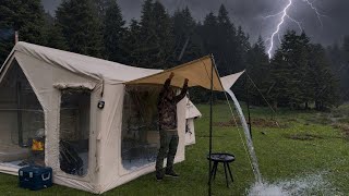 ☔️ YATAK VE OTURMA ODALI ÇADIRLA LÜKS KAMP