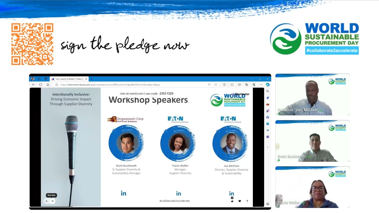 #23 - Intentionally Inclusive   Driving Economic Impact Through Supplier Diversity