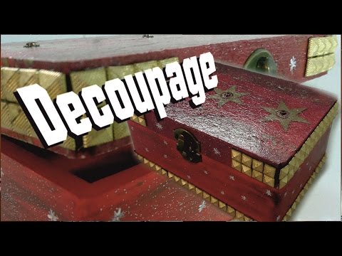 Decoupage #1 - decoração para o Natal