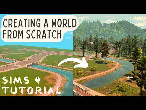 Create a custom world with me in Sims 4!