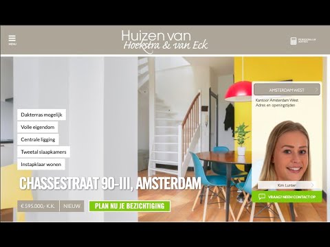 Te koop: Chassestraat 90-III, Amsterdam - Hoekstra en van Eck Makelaars - Méér Makelaar