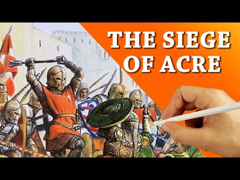 "THE SIEGE OF ACRE" (HD)-(Pencil drawing Time Lapse)-